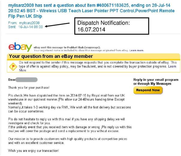 eBay Seller Customer Support 3